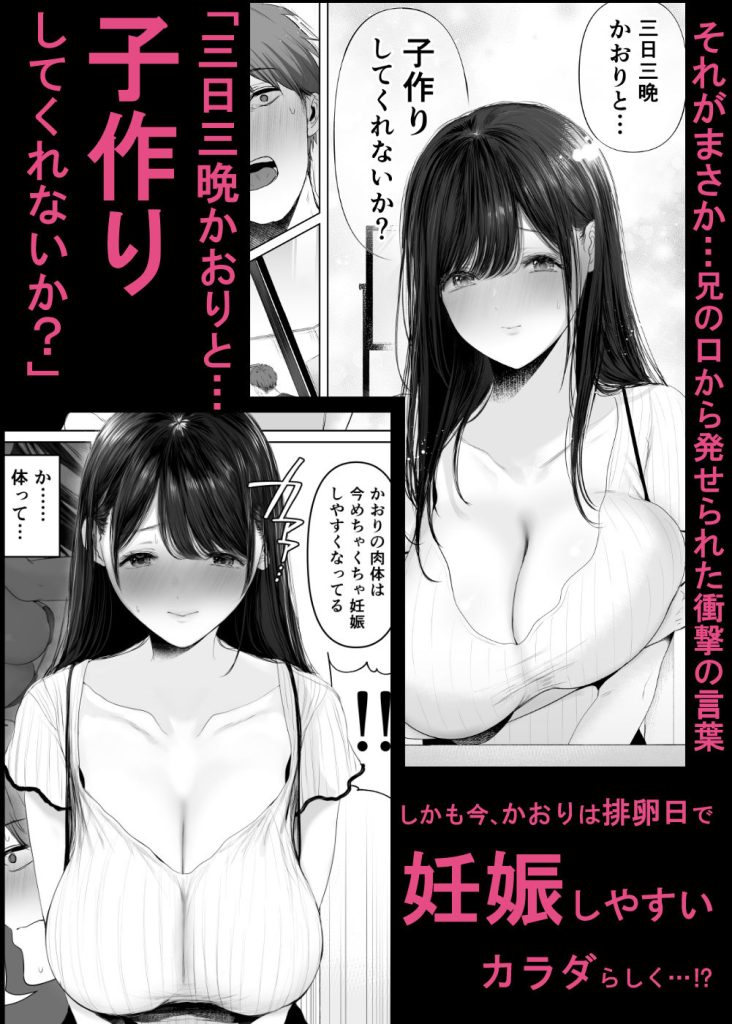 ずっと好きだった元グラドルの爆乳兄嫁と種付け交尾しまくる3日間 試し読み3