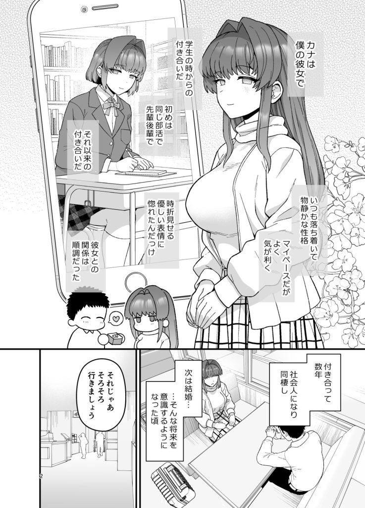 寝取らせトライアル 僕のために寝る彼女 エロ漫画　試し読み2